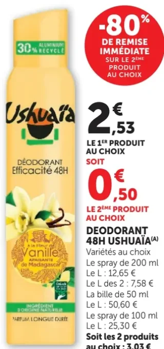 Déodorant 48H Ushuaïa