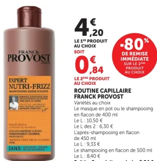 Routine capillaire Franck Provost