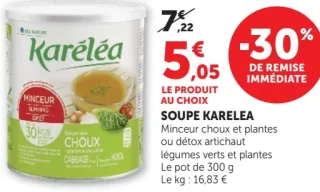 Soupe Minceur choux et plantes Karéléa