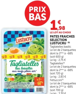 Pâtes Fraîches Sélection Lustucru