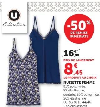 Nuisette femme U Collection