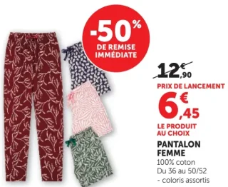 PANTALON FEMME U Collection