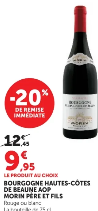 Bourgogne Hautes-Côtes de Beaune AOP Morin Père et Fils