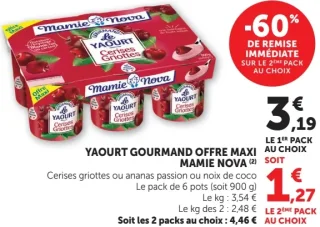 Yaourt gourmand Mamie Nova