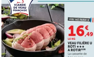 Veau Filière U Rôti à rôtir