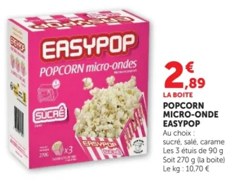 Easypop Popcorn Micro-ondes