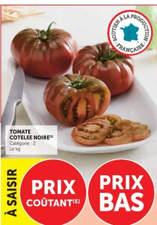 Tomate côtelée noire