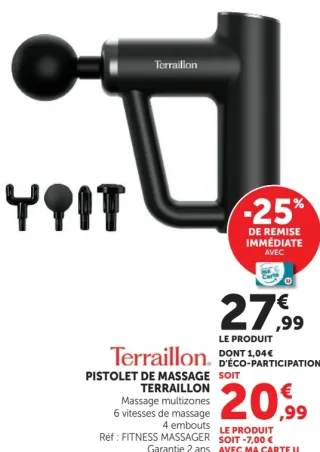 Pistolet de massage Terraillon
