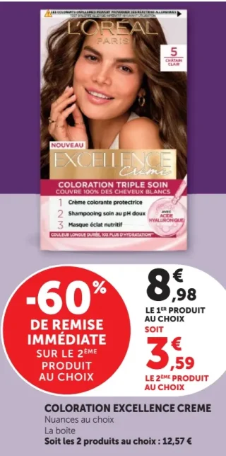 Coloration Excellence Crème L'Oréal Paris