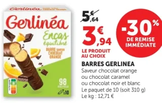 Barres Encas équilibré Gerlinéa