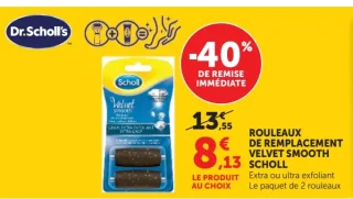 Scholl Rouleaux de remplacement Velvet Smooth