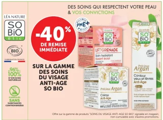 Soins du visage anti-âge SO'BiO étic