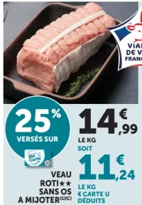 Veau Rôti** Sans Os A Mijoter