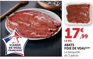 Abats foie de veau