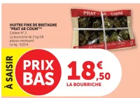 HUITRE FINE DE BRETAGNE "PRAT AR COUM"