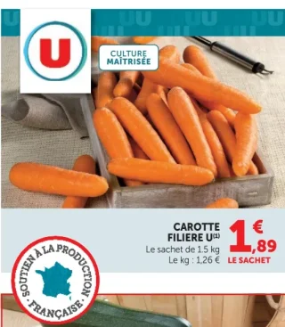 Carottes Filière U