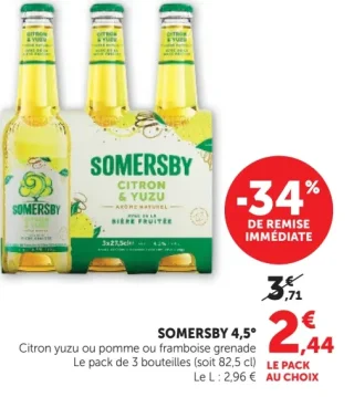 Somersby Citron Yuzu 4,5°