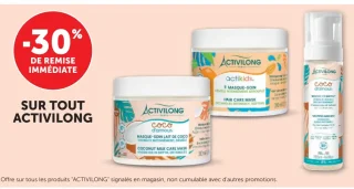 Gamme de produits capillaires Activilong