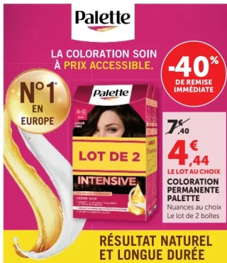 Coloration Permanente Palette Intensive (Lot de 2)