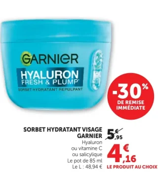 Sorbet Hydratant Visage Garnier