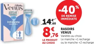 Rasoirs Venus Intimate
