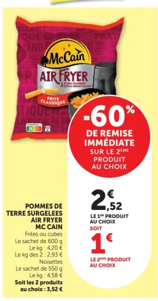 Frites Classique Air Fryer McCain