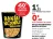 Promo Pates Instantanees Banzai Noodle Poulet ou boeuf ou curry