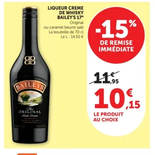 Liqueur creme de whisky