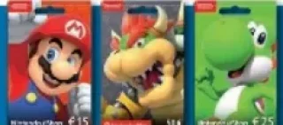 Cartes prépayées Nintendo