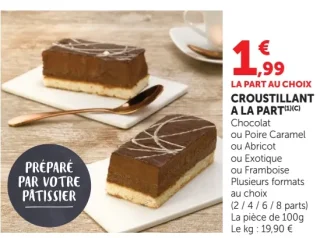 CROUSTILLANT À LA PART