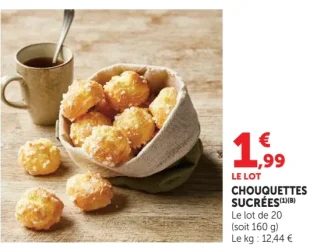CHOUQUETTES SUCRÉES U