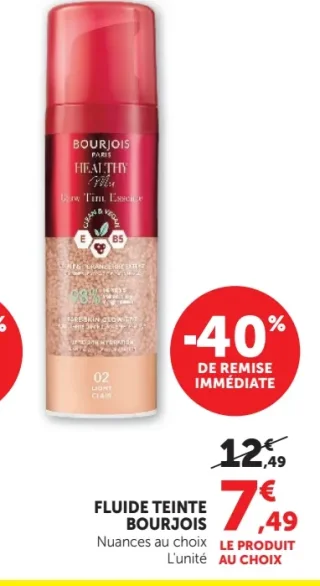 Fluide teinté Bourjois Healthy Mix