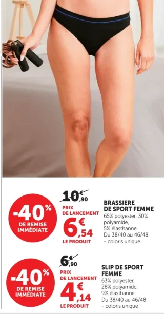 Slip de sport femme
