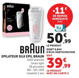 EPILATEUR SILK EPIL BRAUN