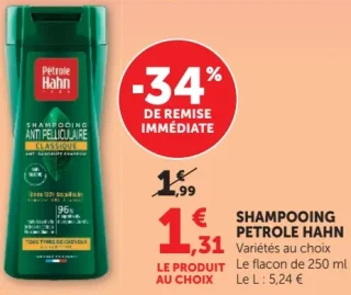 Shampooing Pétrole Hahn