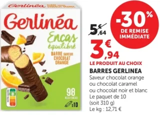 Barres Gerlinéa Encas équilibré