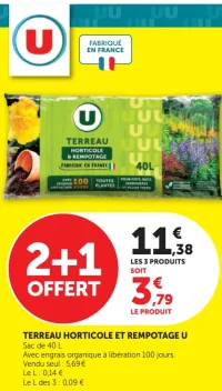 Terreau Horticole et Rempotage U