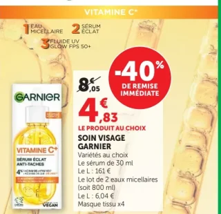 Soin Visage Garnier Vitamine C+
