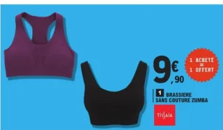 Brassiere sans couture Zumba Tissaia
