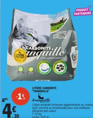 LITIÈRE CARBONITE "TRANQUILLE"