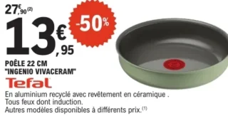 Poêle 22 cm "Ingenio Vivaceram" Tefal