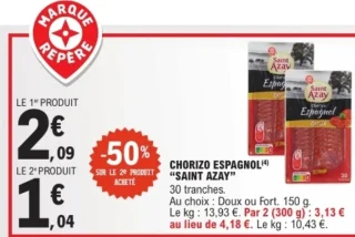 Chorizo Espagnol "Saint Azay"