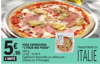 Pizza Capricciosa "L'Italie des Pizzas"