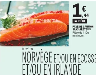 Pavé de saumon sans arête