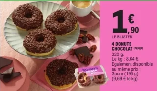 4 Donuts Chocolat Doony's