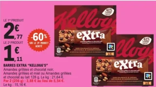 Barres Extra Kellogg's