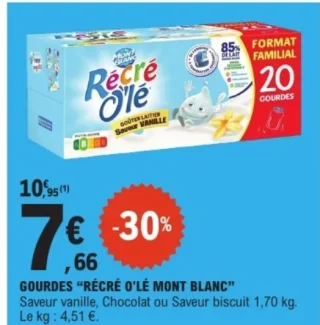 Gourdes Récré O'Lé Mont Blanc