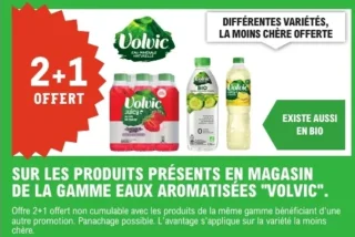 Gamme eaux aromatisées Volvic