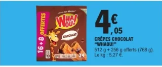 Crêpes chocolat Whaou!
