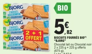 Biscuits Fourrés Bio "Bjorg"